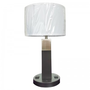 Hai tông màu đen và đèn kết thúcniken có một công tắc rocker/off và hai cửa hàng thuận tiện tại phòng khách